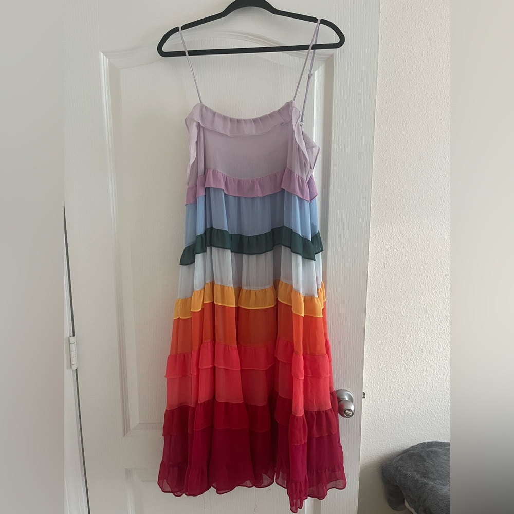 Storia Rainbow Midi Dress